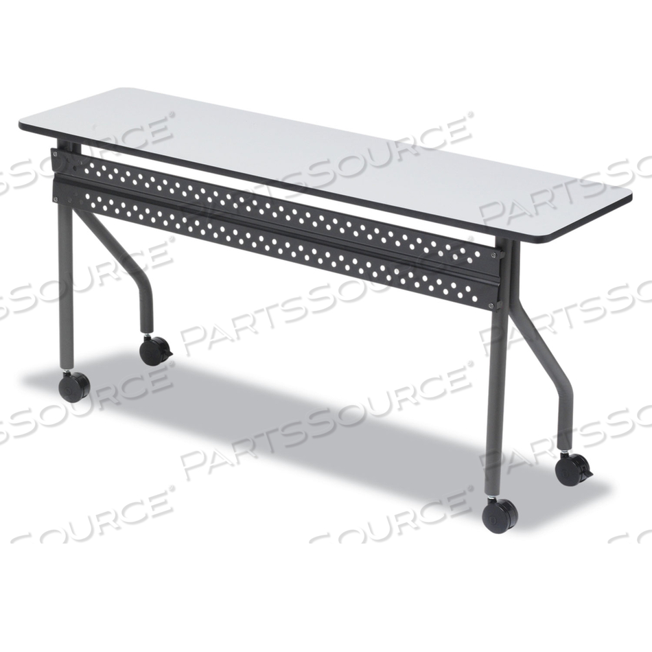 OFFICEWORKS MOBILE TRAINING TABLE - 72" X 18" - GRAY by Iceberg Enterprises