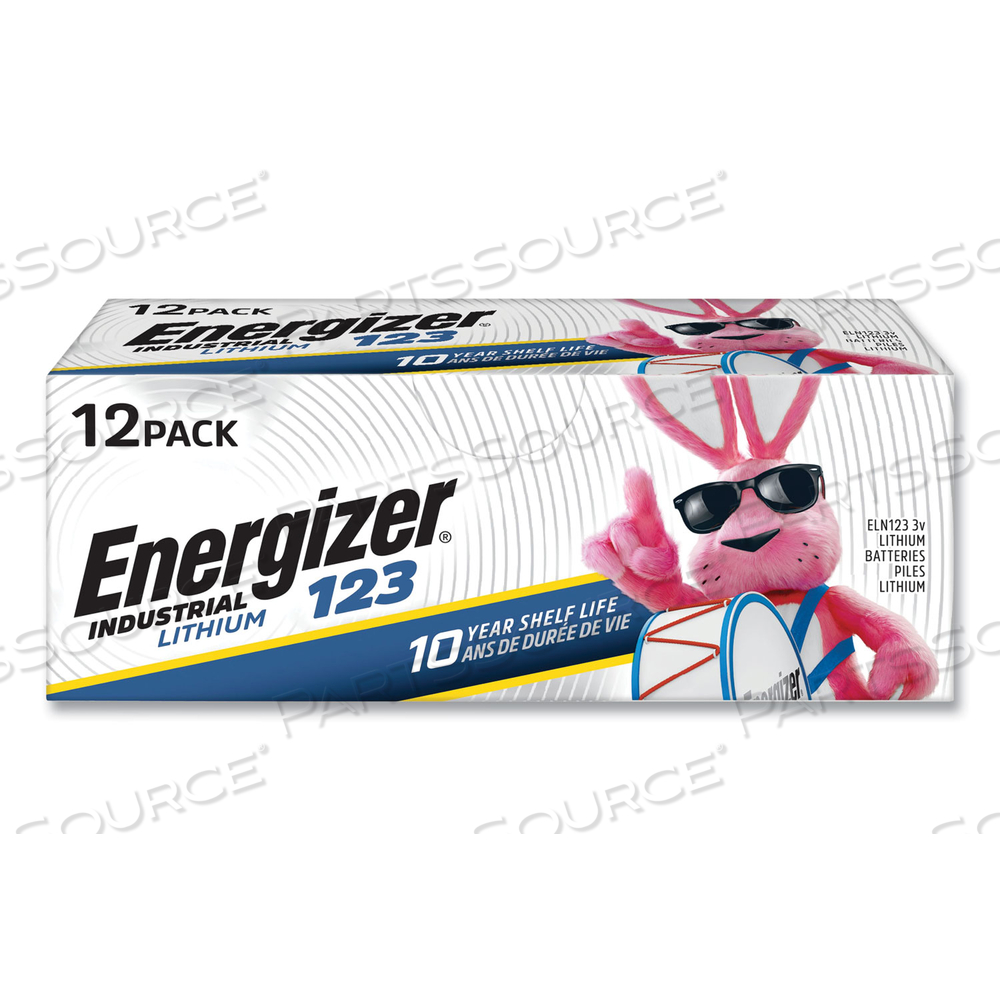 1500MAH CR123 3V INDUSTRIAL LITHIUM AA BATTERY FOR CAMERAS FLASHLIGHTS MOTION SENSORS by Energizer