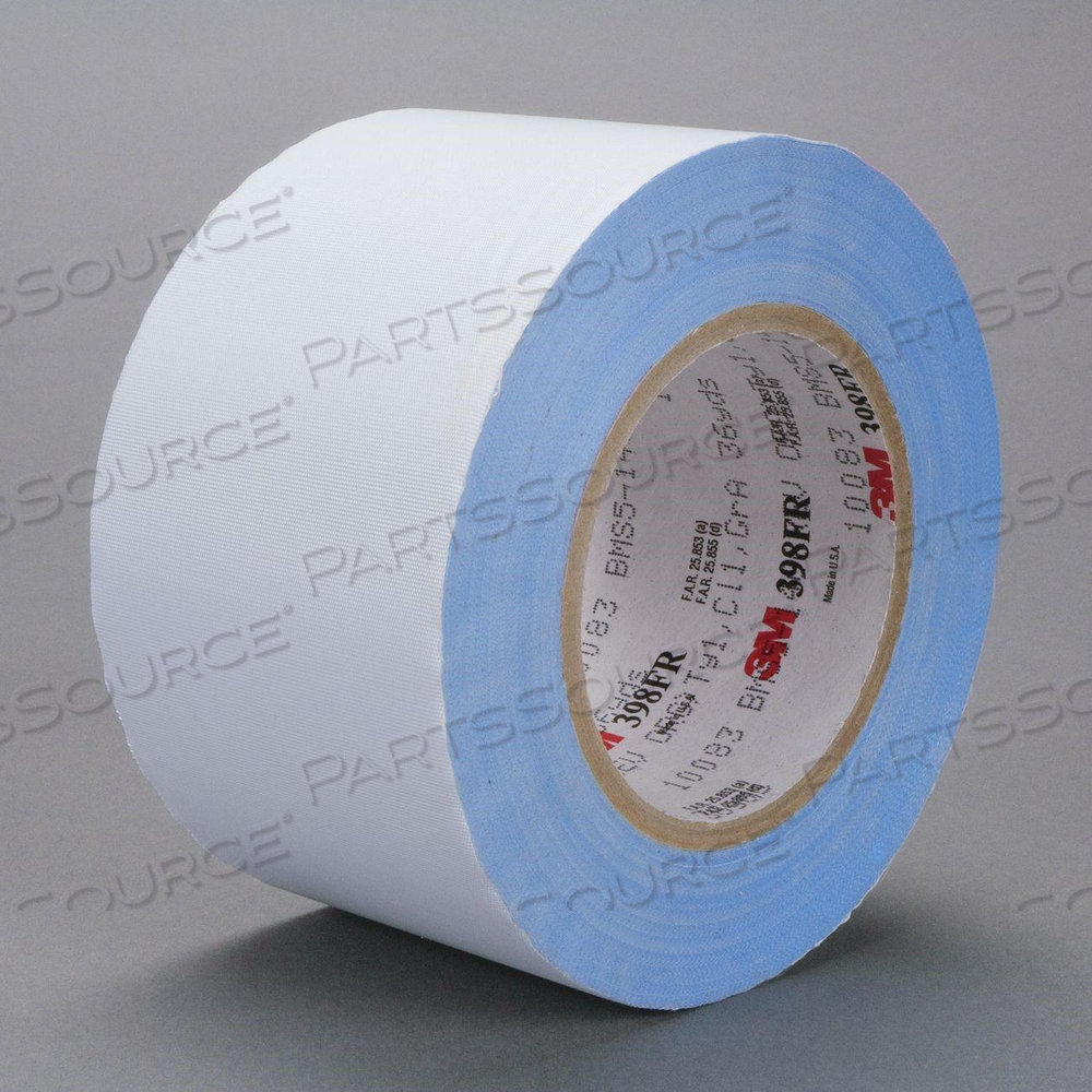 21200-96674 3M GLASS CLOTH TAPE 398FR WHITE,4"X 36YD by 3M Consumer