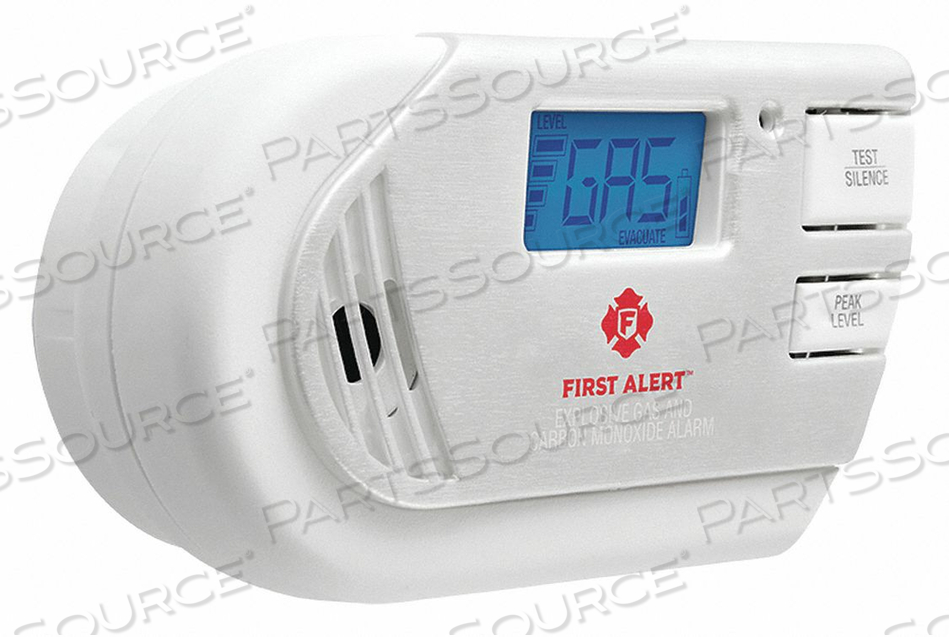 CARBON MONOXIDE AND GAS ALARM 5-39/64 H by First Alert CARBON MONOXIDE AND GAS ALARM 5-39/64 H by First Alert