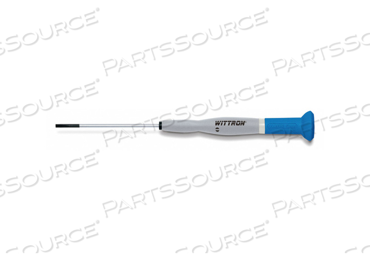 INSULATD SCREWDRIVER SLOTTED 1/16X1-1/2 by Witte