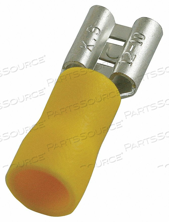 FEMALE DISCONNECT YELLOW 12-10AWG PK50 by Power First FEMALE DISCONNECT YELLOW 12-10AWG PK50 by Power First