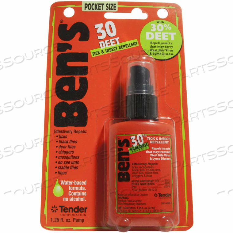 30% DEET 1.25OZ. PUMP SPRAY 