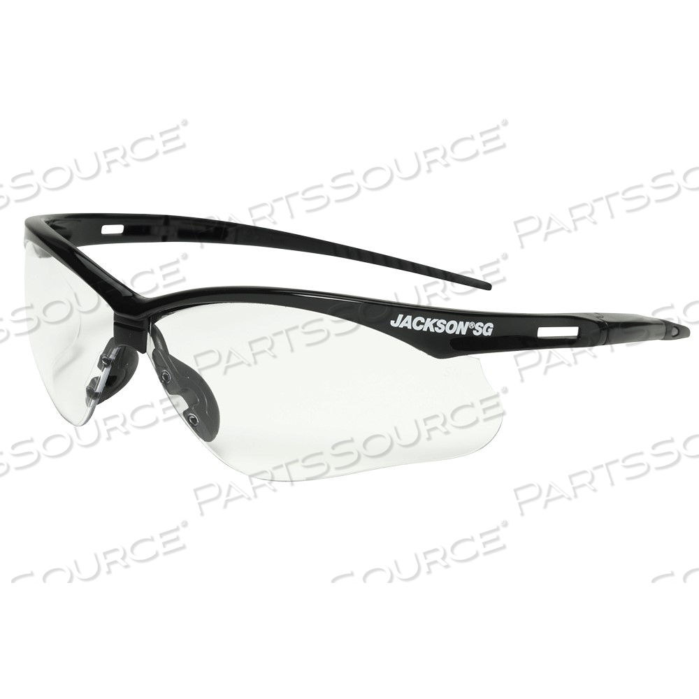 50000 JACKSON SAFETY SG SAFETY GLASSES, CUSTOMIZABLE, CLEAR, ANTI-SCRATCH by Jackson Safety