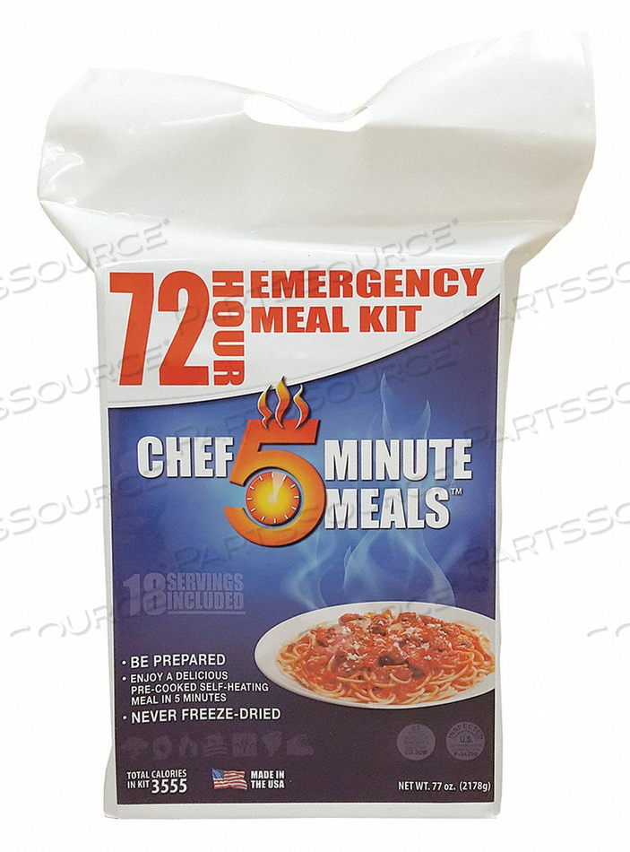 FOOD RATION PACKET 308 OZ. 3 COURSES PK4 