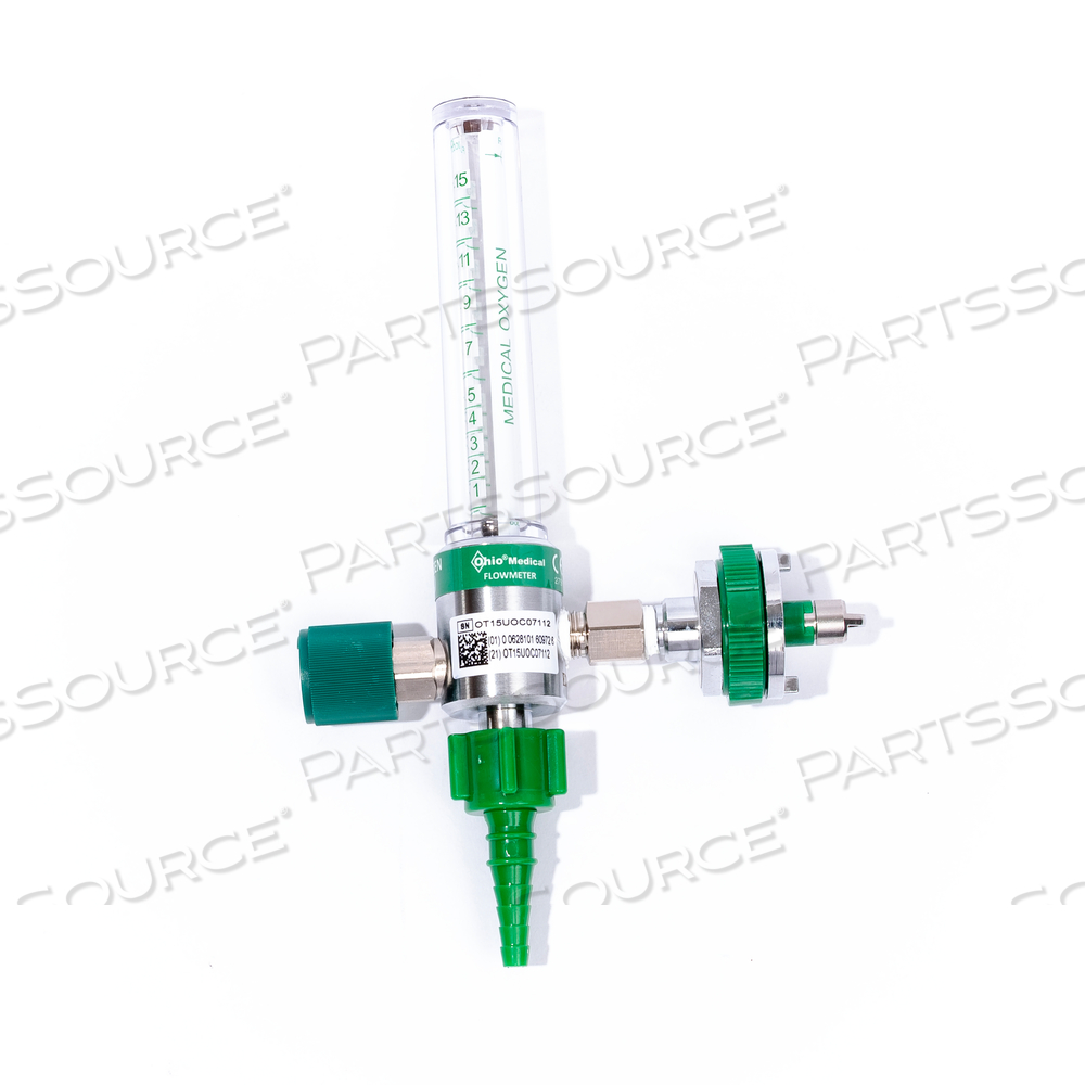 15LPM BS PROBE OXYGEN GAS USA SWIVEL FLOWMETER by Ohio Medical, LLC 15LPM BS PROBE OXYGEN GAS USA SWIVEL FLOWMETER by Ohio Medical, LLC