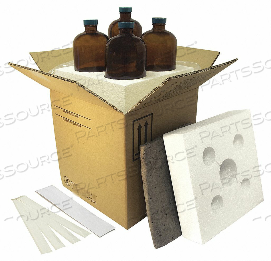 HAZMAT SHIPPING KIT (4) 4 OZ BOTTLES PK4 by Berlin