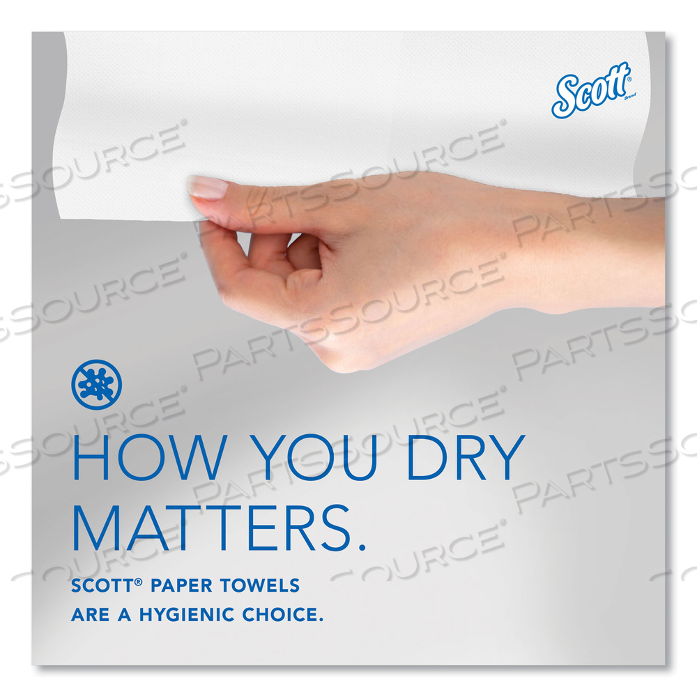 PRO HARD ROLL PAPER TOWELS WITH ABSORBENCY POCKETS, FOR SCOTT PRO DISPENSER, GREEN CORE ONLY, 1-PLY, 7.5" X 900 FT/CT by Scott PRO HARD ROLL PAPER TOWELS WITH ABSORBENCY POCKETS, FOR SCOTT PRO DISPENSER, GREEN CORE ONLY, 1-PLY, 7.5" X 900 FT/CT by Scott