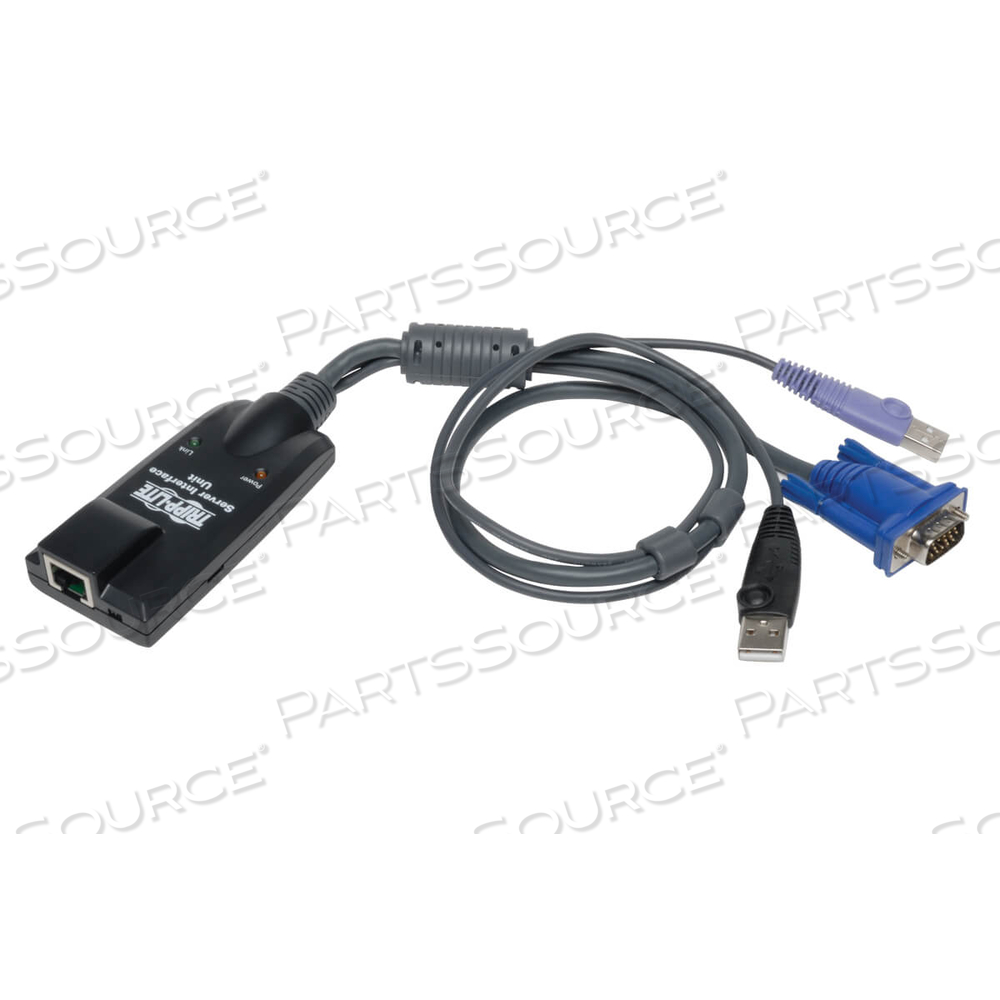 USB SERVER INTERFACE UNIT VIRTUAL MEDIA & CAC B064 CAT5 KVM TAA by Tripp Lite