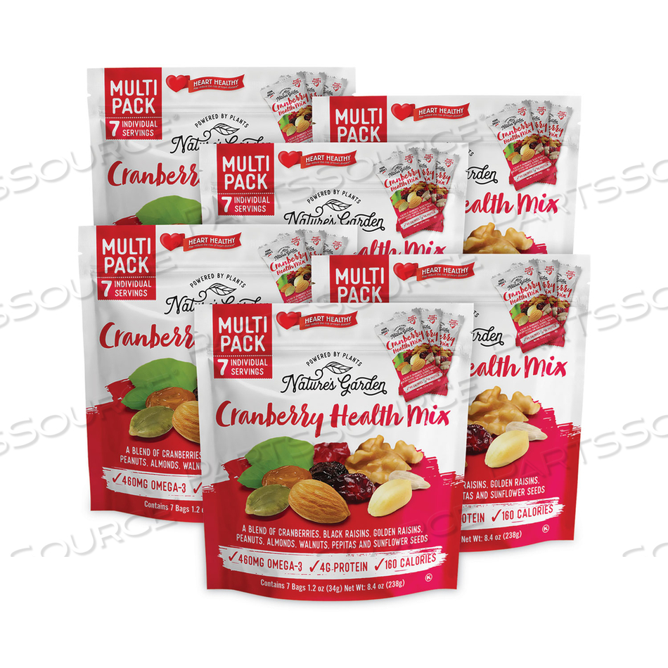 CRANBERRY HEALTH MIX, 1.2 OZ POUCH, 6 POUCHES/PACK 