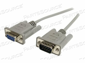 10 FT STRAIGHT THROUGH SERIAL CABLE - M/F - SERIAL EXTENSION CABLE - DB-9 (M) TO DB-9 (F) - 10 FT - GRAY - FOR P/N: PCI2S232485I, PCI8S950LP, PCI1S650DV by StarTech.com Ltd. 10 FT STRAIGHT THROUGH SERIAL CABLE - M/F - SERIAL EXTENSION CABLE - DB-9 (M) TO DB-9 (F) - 10 FT - GRAY - FOR P/N: PCI2S232485I, PCI8S950LP, PCI1S650DV by StarTech.com Ltd.