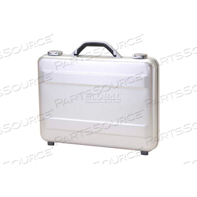 BRIEF CASE, 18"L X 13"W X 3"H, SMOOTH SILVER by T.Z. Case International Inc. BRIEF CASE, 18"L X 13"W X 3"H, SMOOTH SILVER by T.Z. Case International Inc.