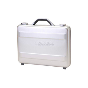 BRIEF CASE, 18"L X 13"W X 3"H, SMOOTH SILVER by T.Z. Case International Inc. BRIEF CASE, 18"L X 13"W X 3"H, SMOOTH SILVER by T.Z. Case International Inc.