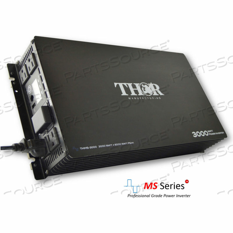 THOR, 3000 WATT CONTINUOUS/6000 WATT MAX POWER, 12 VOLT MODIFIED SINE WAVE POWER INVERTER 