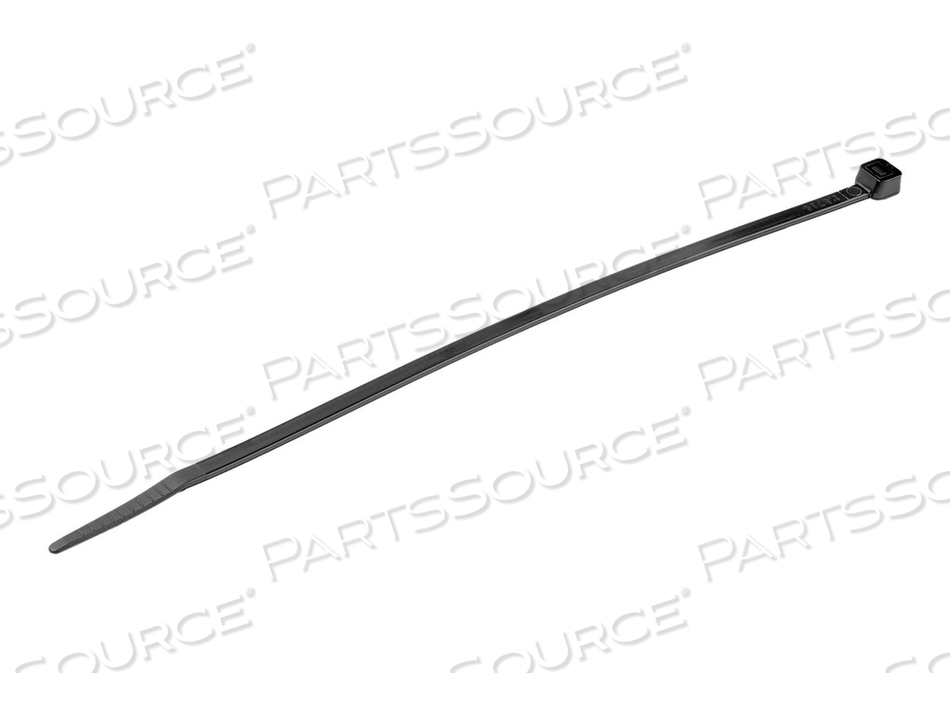 8 IN CABLE TIES - 1/8 IN WIDE, 2-1/8 IN BUNDLE DIAMETER, 50 LB TENSILE STRENGTH, NYLON SELF LOCKING ZIP TIES WITH CURVED TIP BLACK by StarTech.com Ltd.