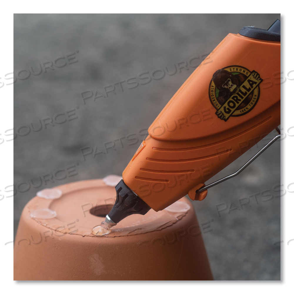 DUAL TEMP HOT GLUE GUN, ORANGE/BLACK by Gorilla Glue DUAL TEMP HOT GLUE GUN, ORANGE/BLACK by Gorilla Glue