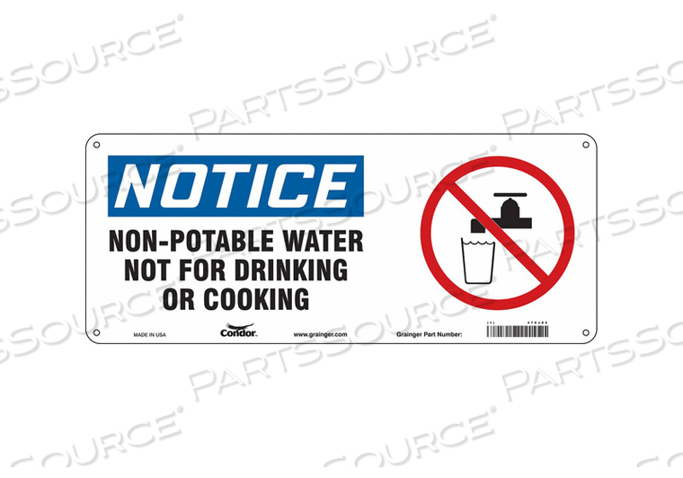 SAFETY SIGN 17 W X 7 H 0.032 THICK 