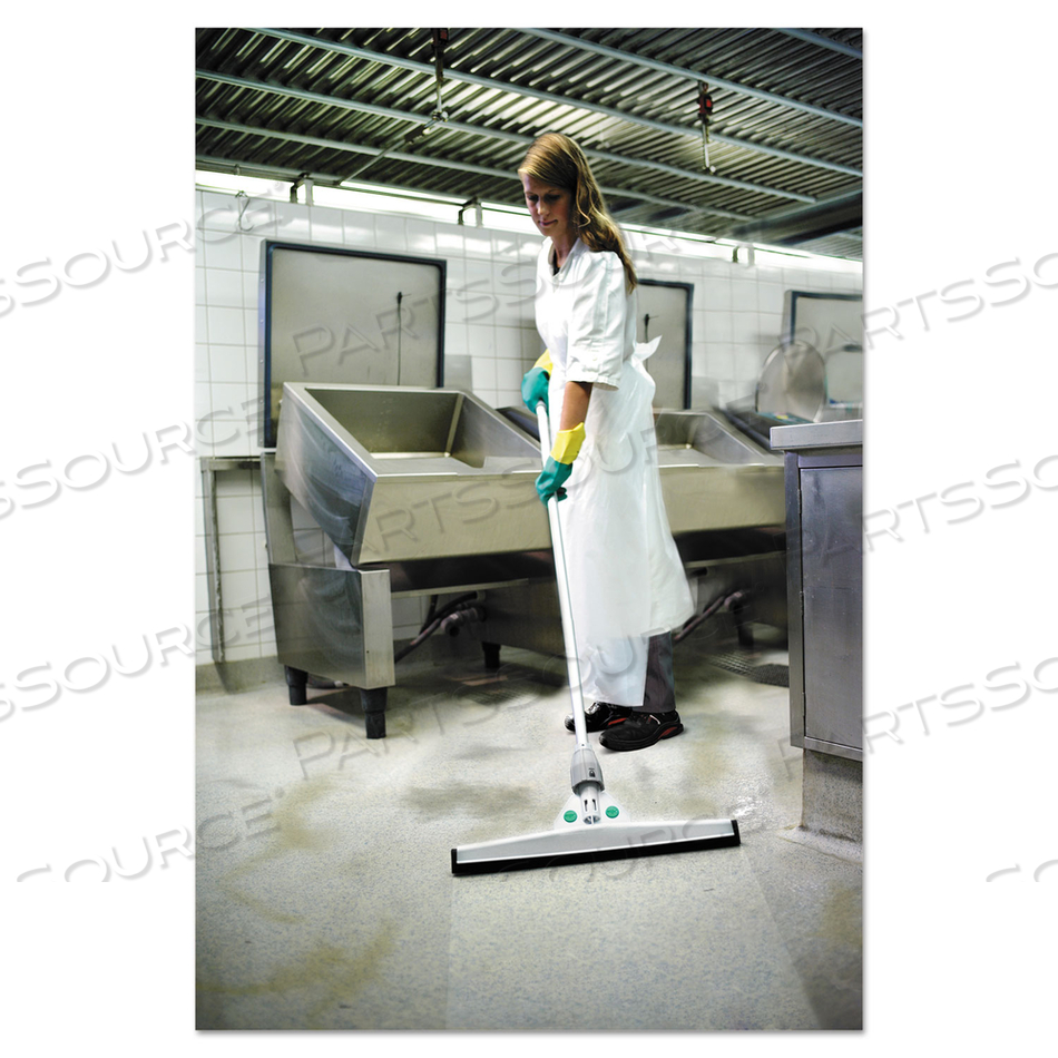 HEAVY DUTY WATER WAND WITH SOCKET AND TWIN FOAM RUBBER BLADES, 22" WIDE BLADE, 4" HANDLE by Unger HEAVY DUTY WATER WAND WITH SOCKET AND TWIN FOAM RUBBER BLADES, 22" WIDE BLADE, 4" HANDLE by Unger