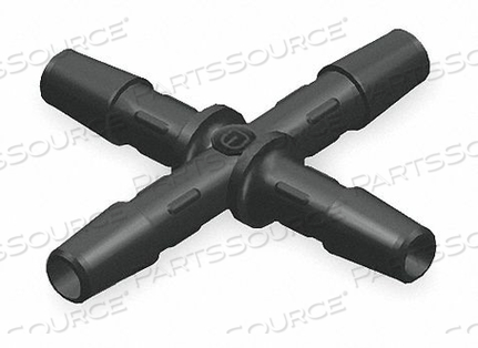 CROSS CONNECTOR 1/8IN POLYPROPYLENE PK10 by Eldon James Corporation