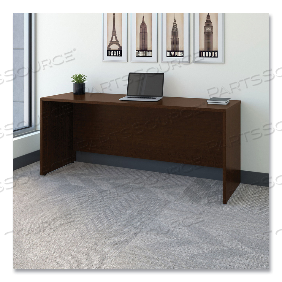 WOOD DESK SHELL - 66" - HANSEN CHERRY - SERIES C by Bush Industries WOOD DESK SHELL - 66" - HANSEN CHERRY - SERIES C by Bush Industries