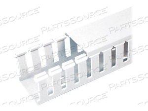 DUCT, WIRING, PVC, WIDE SLOT, FLUSH, 1.5 IN. X 1.5 IN. X 6 FT., WHITE by Panduit
