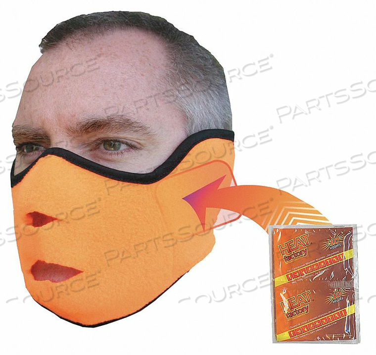 FACE MASK ORANGE UNIVERSAL by Heat Factory