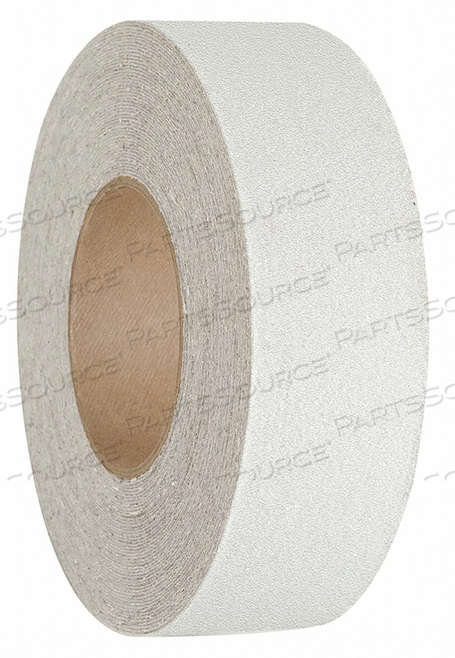ANTI-SLIP TAPE, COARSE, 60 GRIT SIZE, SOLID, CLEAR, 4 IN X 60 FT, 33 MIL TAPE THICK, ACRYLIC by Jessup Manufacturing