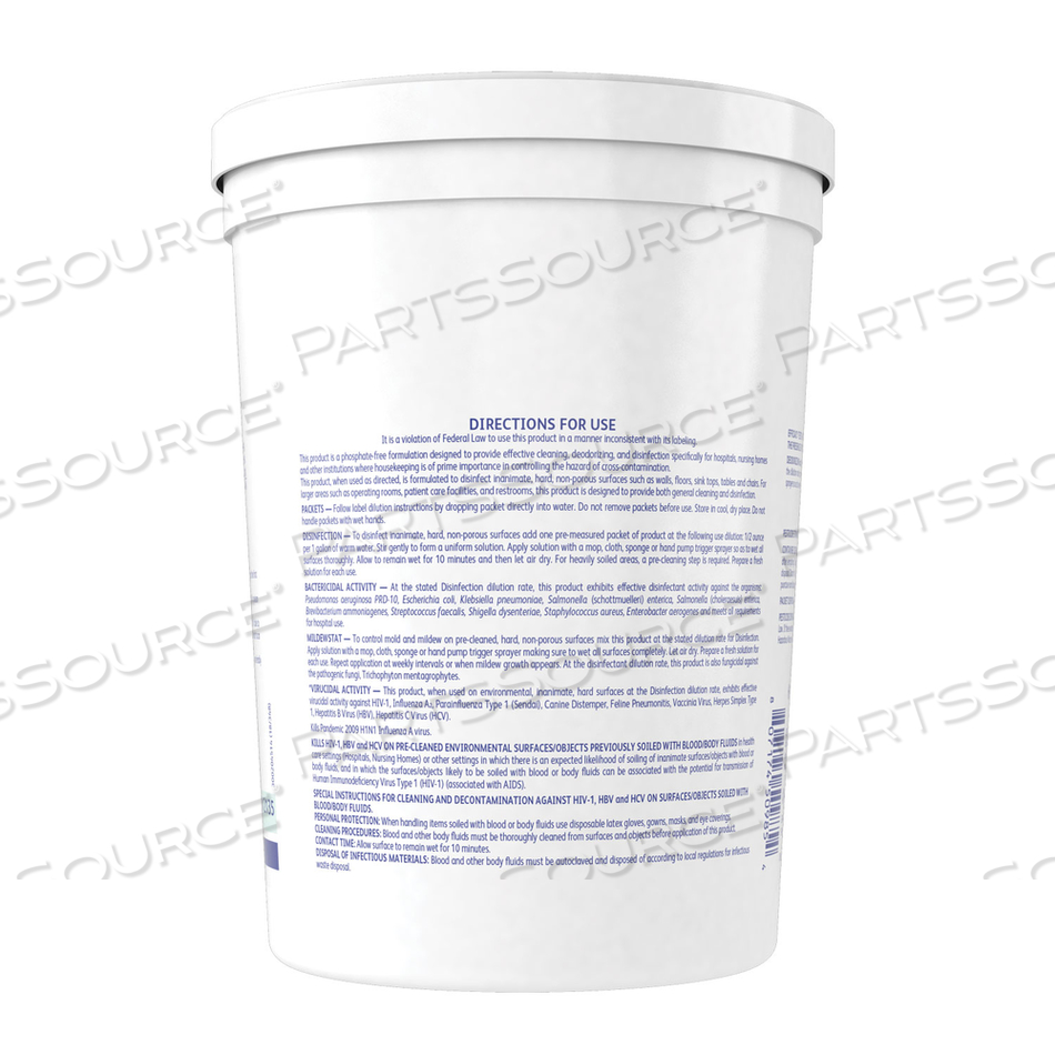 POWDER DISINFECTANT  0.50 OZ.PACKET PK2 by Easy Paks