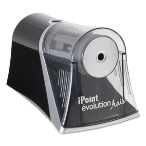 IPOINT EVOLUTION AXIS PENCIL SHARPENER, AC-POWERED, 4.25 X 7 X 4.75, BLACK/SILVER by Westcott