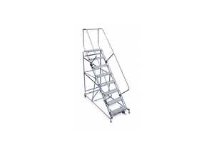 ROLLING LADDER HNDRL PLATFM 90 IN H by Cotterman