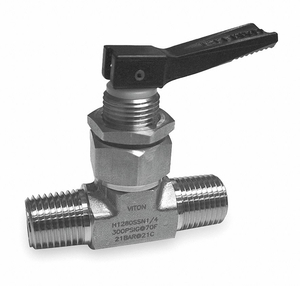 SS BALL VALVE MNPT 1/4 IN by Ham-Let