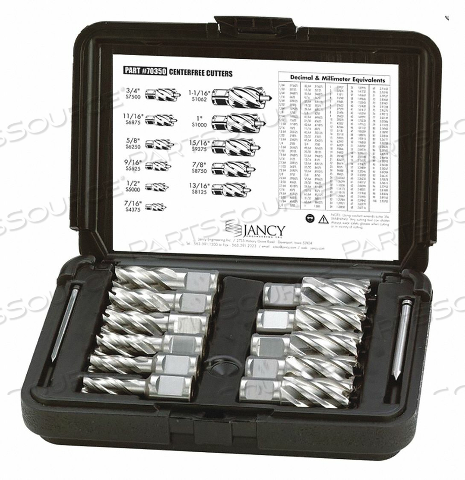 ANNULAR CUTTER KIT 2 CUT DEPTH 6PCS. by Fein