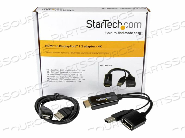 CONNECT AN HDMI LAPTOP OR DESKTOP TO A DISPLAYPORT MONITOR, USING THIS COMPACT, by StarTech.com Ltd. CONNECT AN HDMI LAPTOP OR DESKTOP TO A DISPLAYPORT MONITOR, USING THIS COMPACT, by StarTech.com Ltd.