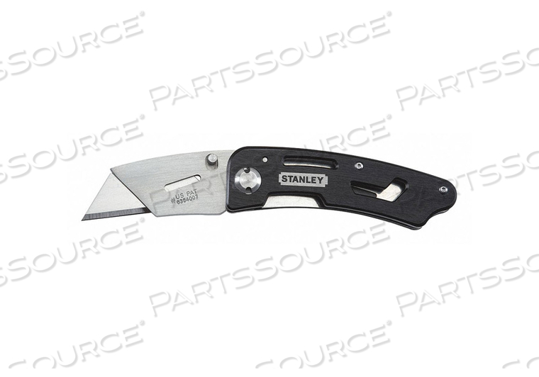 FOLDING UTILITY KNIFE STEEL 5-3/4 IN L by Stanley FOLDING UTILITY KNIFE STEEL 5-3/4 IN L by Stanley