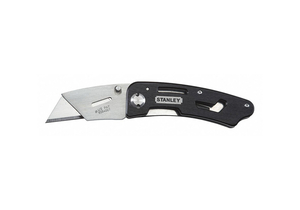 FOLDING UTILITY KNIFE STEEL 5-3/4 IN L by Stanley FOLDING UTILITY KNIFE STEEL 5-3/4 IN L by Stanley