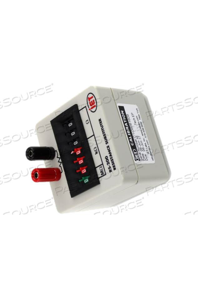 DIGITAL RESISTANCE SUBSTITUTION BOX, 1% ACCURACY by IET Labs Inc.
