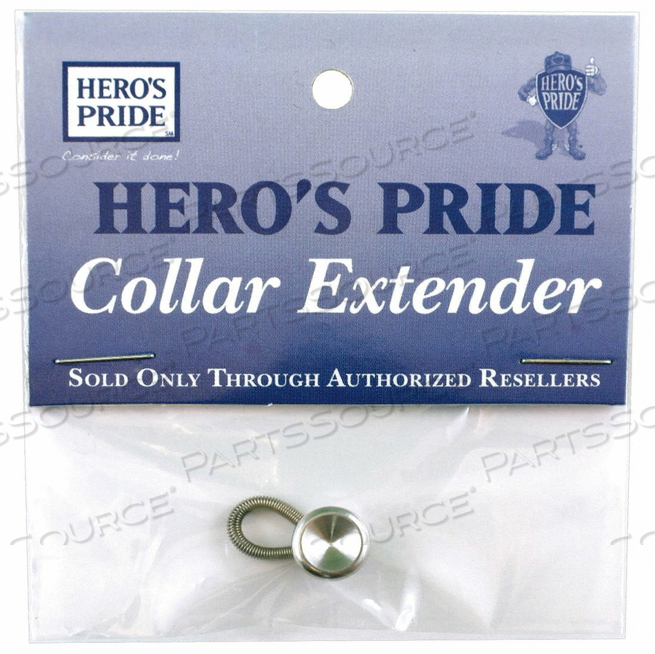COLLAR EXTENDER ONE SIZE BLACK by Heros Pride