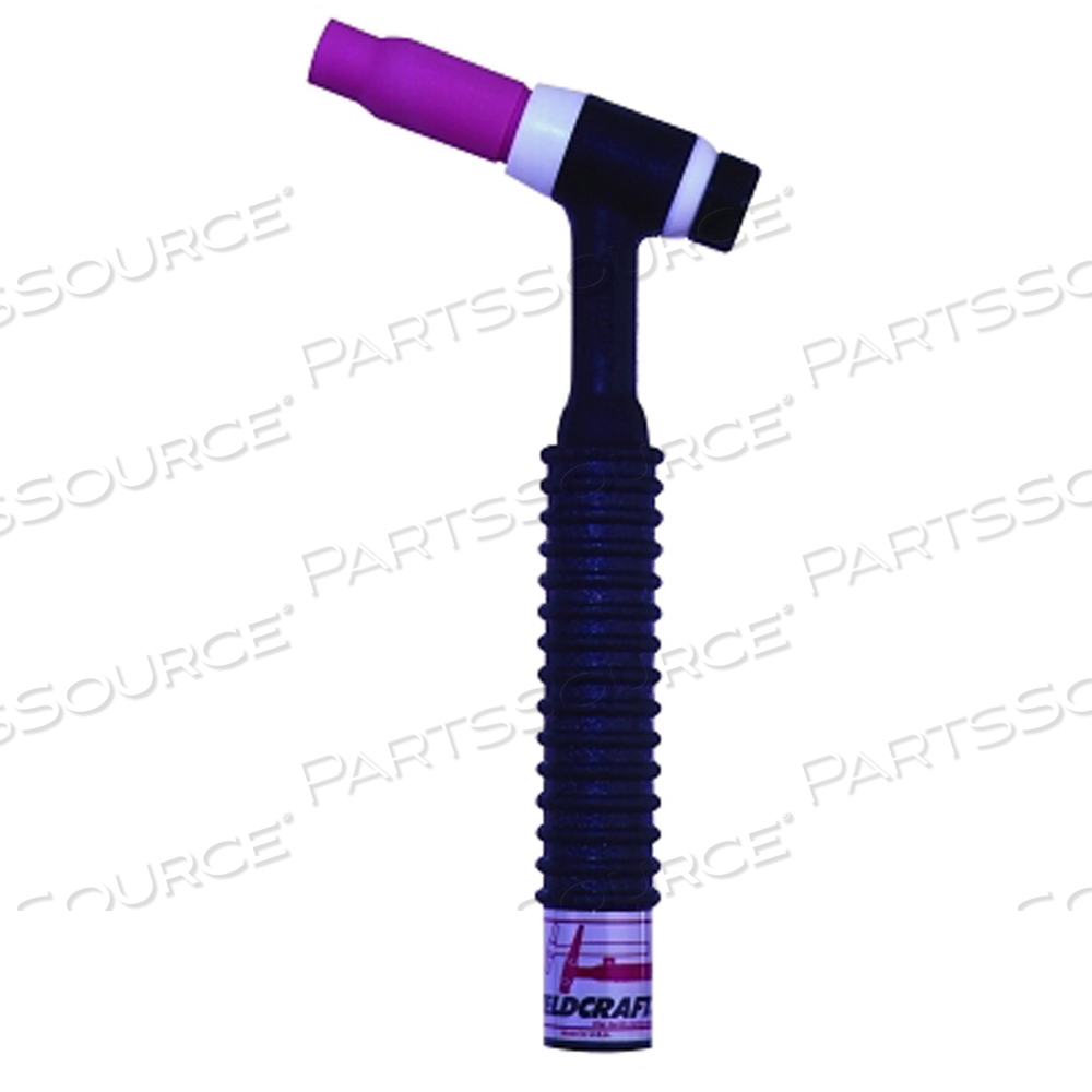 WP-17 AIR COOLED TIG TORCH KIT, ANGLED HEAD, 7/8 IN, ONE-PIECE 25 FT CABLE by Weldcraft WP-17 AIR COOLED TIG TORCH KIT, ANGLED HEAD, 7/8 IN, ONE-PIECE 25 FT CABLE by Weldcraft