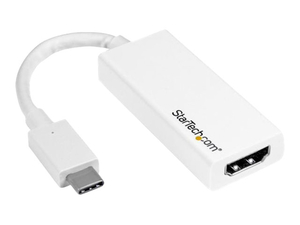USB C TO HDMI ADAPTER - USB TYPE-C TO HDMI CONVERTER - 4K 60HZ - EXTERNAL VIDEO ADAPTER - USB-C - HDMI - WHITE by StarTech.com Ltd.
