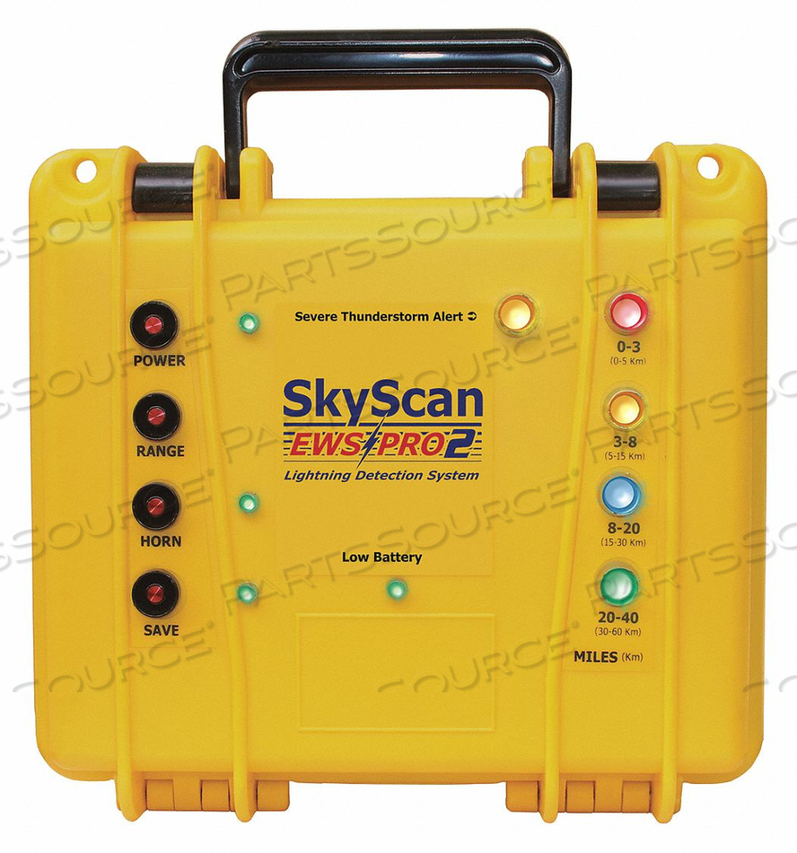 LIGHTNING DETECTOR 10 IN W 8 LB. by Skyscan