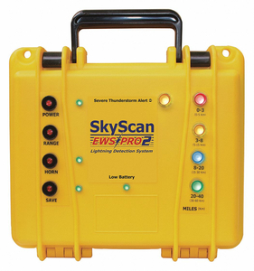 LIGHTNING DETECTOR 10 IN W 8 LB. by Skyscan