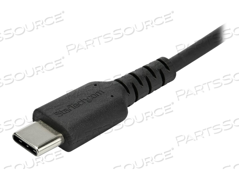 2M USB A TO USB C CHARGING CABLE, DURABLE FAST CHARGE & SYNC USB 2.0 TO USB TYPE C DATA CORD, RUGGED TPE JACKET ARAMID FIBER M/M 3A BLACK, S by StarTech.com Ltd. 2M USB A TO USB C CHARGING CABLE, DURABLE FAST CHARGE & SYNC USB 2.0 TO USB TYPE C DATA CORD, RUGGED TPE JACKET ARAMID FIBER M/M 3A BLACK, S by StarTech.com Ltd.