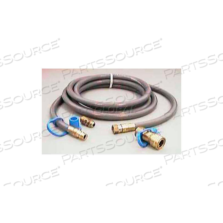 HOSE NATURAL GAS RATED WITH QUICK CONNECT 12'L by Hiland HOSE NATURAL GAS RATED WITH QUICK CONNECT 12'L by Hiland