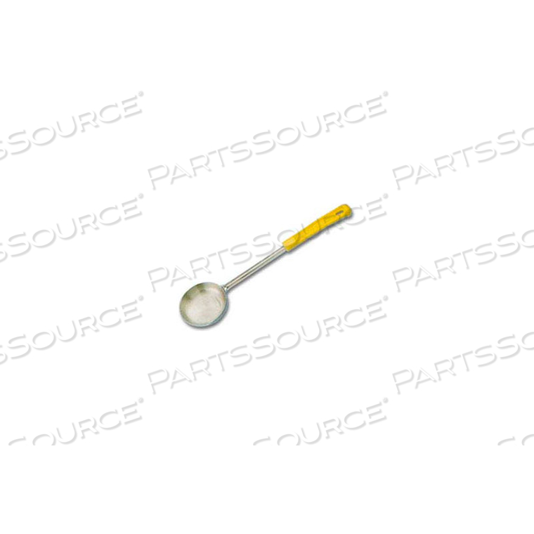 SPOONER, LADLE STYLE SOLID BOWL, 5 OZ., 3-1/2" DIA., GRIP HANDLE, YELLOW by American Metalcraft