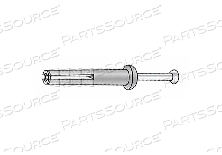 HAMMER DRIVE PIN ANCHOR, 1/4 IN DIA, 3/4 IN OVERALL LG, FLAT, NYLON, PLAIN by Fabory HAMMER DRIVE PIN ANCHOR, 1/4 IN DIA, 3/4 IN OVERALL LG, FLAT, NYLON, PLAIN by Fabory