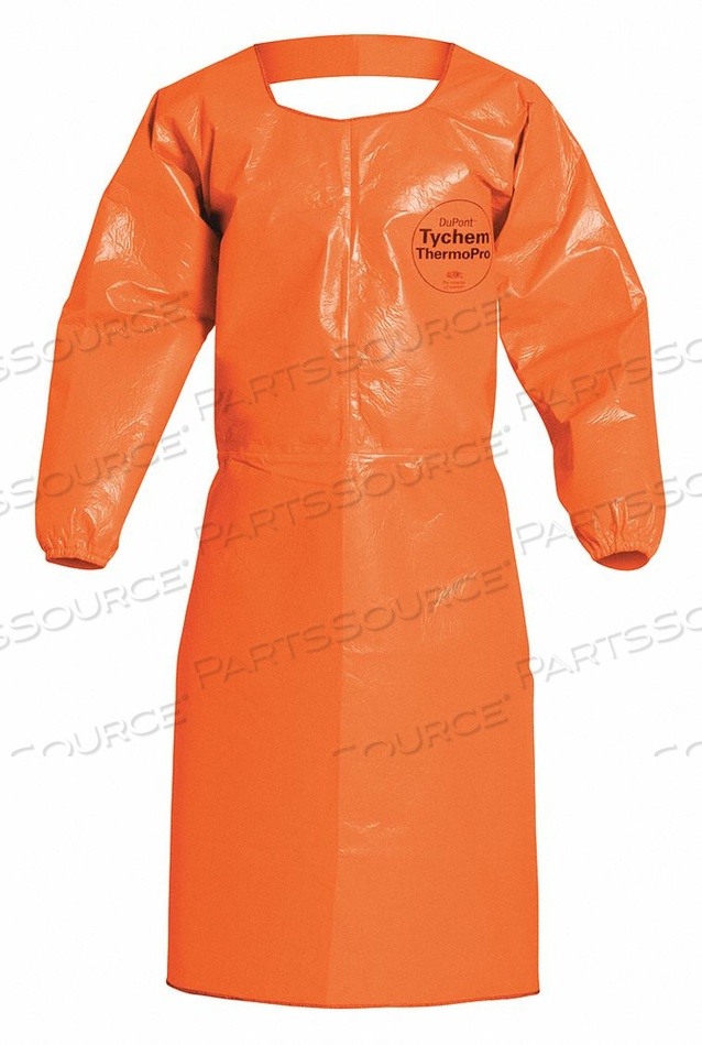 CHEMICAL RESISTANT APRON ORANGE XL PK2 