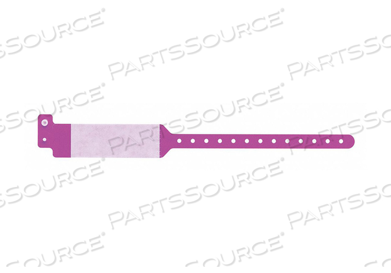 ID WRISTBAND COVER SEAL PURPLE PK500 by Identiplus