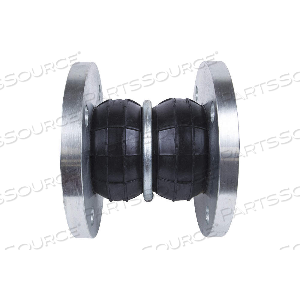 EXPANSION JOINT, 1 1/2 IN PIPE SIZE, FLANGED, ZINC-PLATED STEEL, EPDM JOINT, 5 IN FLANGE DIA by Approved Vendor