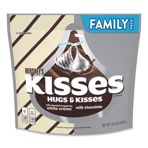 KISSES AND HUGS FAMILY PACK ASSORTMENT, 15.6 OZ BAG, 3 BAGS/PACK by Hershey's