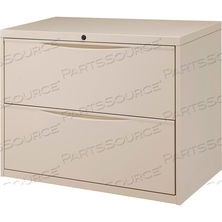 INTERION 36" PREMIUM LATERAL FILE CABINET 2 DRAWER PUTTY by Jiaxing Haihong Mechanical & Electrical INTERION 36" PREMIUM LATERAL FILE CABINET 2 DRAWER PUTTY by Jiaxing Haihong Mechanical & Electrical